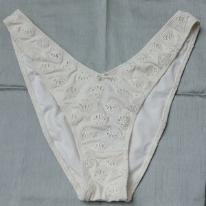 Wild FABLE Cream Bikini Bottom Woman Size 16